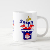 Tasse Géante 🎅 Oh ! Sanp, Père Noël maladroit coincé dans un t (Droite)