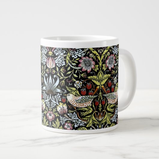 Tasse Géante Oiseaux et fleurs 2 de William Morris (Devant droit)