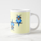 Tasse Géante oiseaux sur fil (Droite)