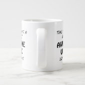 Tasse Géante Oncle génial (Dos)