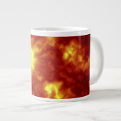 Tasse Géante Orange et jaune (Devant droit)