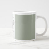 Tasse Géante Os d'un cheval (Droite)