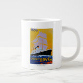 Tasse Géante Ostende Dover PosterEurope Vintage (Droite)
