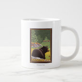 Tasse Géante Ours noir en forêt - Washington (Droite)