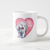 Tasse Géante Ours polaire Saint Valentin (Droite)