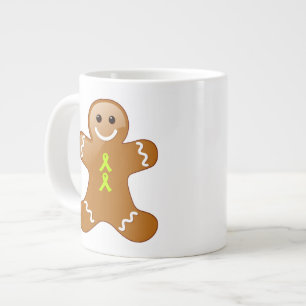 Tasse Géante Pain d'épices Homme à la chaux Rubans de sensibili