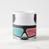 Tasse Géante Panda Vintage 3D (Devant)