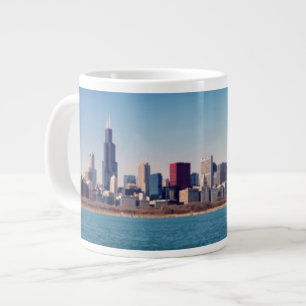 Tasse Géante Panorama de l'horizon de Chicago