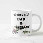 Tasse Géante Papa de la pêche (Droite)