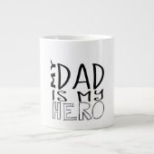 Tasse Géante Papa Superhero (Devant)