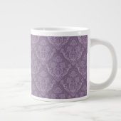 Tasse Géante Papier peint à fleurs mauves (Droite)