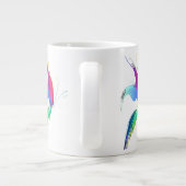 Tasse Géante Papillon de peinture Abstrait (Dos)