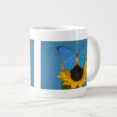 Tasse Géante Papillon sur Tournesol (Devant droit)