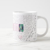 Tasse Géante Patchwork 'Grand-mère' Sur Dentelle (Droite)