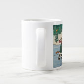 Tasse Géante Patinage sur glace de Noël (Dos)