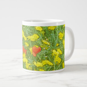 Tasse Géante Pavot d'aquarelle
