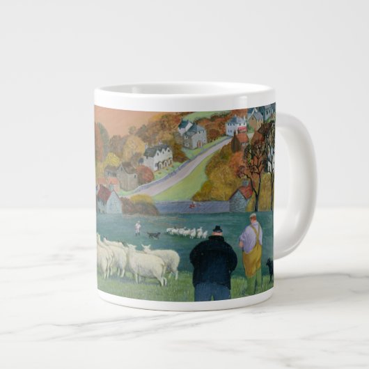 Tasse Géante Paysage d'automne (Devant droit)