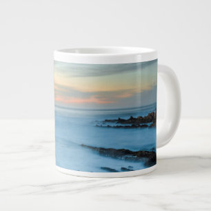 Tasse Géante Paysage marin bleu au coucher du soleil, Californi