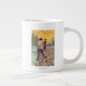 Tasse Géante Pêche à la mouche - Katmai, Alaska (Droite)