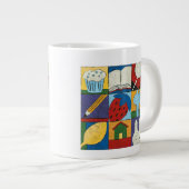Tasse Géante Peinture de divers objets par Chariklia Zarris (Devant droit)