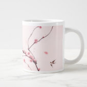 Tasse Géante Peinture orientale de style, fleurs de cerisier (Droite)