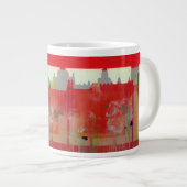 Tasse Géante Peinture rouge (Devant droit)