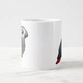 Tasse Géante Perroquet de gris africain de Timneh (Devant)
