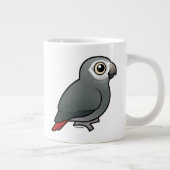 Tasse Géante Perroquet de gris africain de Timneh (Droite)
