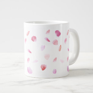 Tasse Géante Pétales Roses romantiques