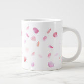 Tasse Géante Pétales Roses romantiques (Droite)