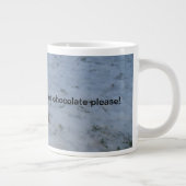 Tasse Géante Petit Bonhomme de Neige Chocolat Chaud Jumbo 20 oz (Droite)