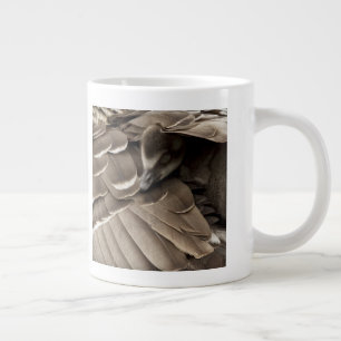 Tasse Géante Petit Gosling sous l'aile de maman