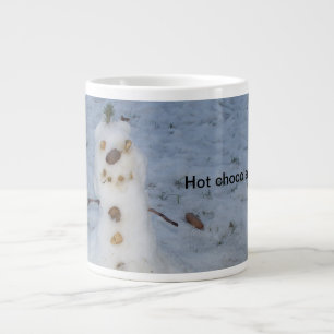 Tasse Géante Petit Snowman Chocolat Chocolat Chaud Jumbo 20 oz.