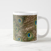 Tasse Géante Photo couleur riche Peacock Bird (Droite)