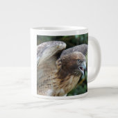 Tasse Géante Photo de rapace Buse à queue rousse (Devant droit)