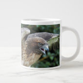 Tasse Géante Photo Raptor Hawk à queue rouge (Droite)