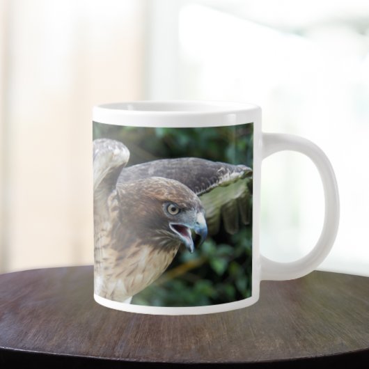 Tasse Géante Photo Raptor Hawk à queue rouge