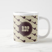 Tasse Géante Pipes Briar Initiales personnalisées Pipe Smoker's (Droite)