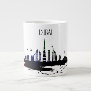 Tasse Géante Plan d'horizon de la ville de Dubaï Cool