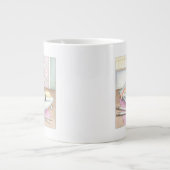 Tasse Géante Plaque de sushi assorté avec baguettes (Devant)