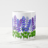 Tasse Géante Plat de jardin floral de Delphinium Larkspur Spéci (Devant)