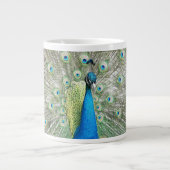 Tasse Géante Plumage bleu Peacock (Devant)
