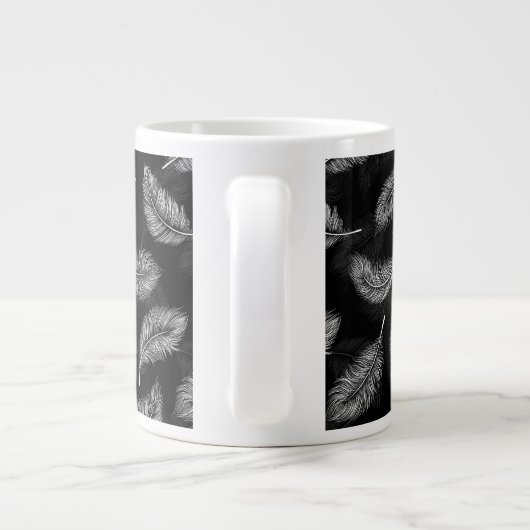 Tasse Géante Plumes blanches (Dos)