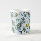 Tasse Géante Plumes colorées et diverses (Devant)