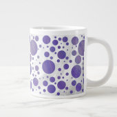 Tasse Géante Pointe Polka Smear Blueberry (Droite)