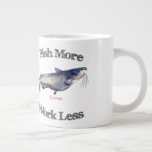 Tasse Géante Poisson plus poisson de poisson moins (Droite)