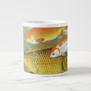 Tasse Géante Poisson vintage Koi Poisson, Marine Aquatique Vie