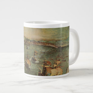 Tasse Géante Port de Naples par Pieter Bruegel l'Ancien