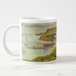 Tasse Géante Port-en-Bessin, marée haute par Georges Seurat