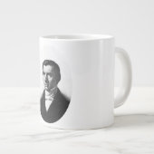 Tasse Géante Portrait de Frédéric Bastiat, libéral classique (Devant droit)